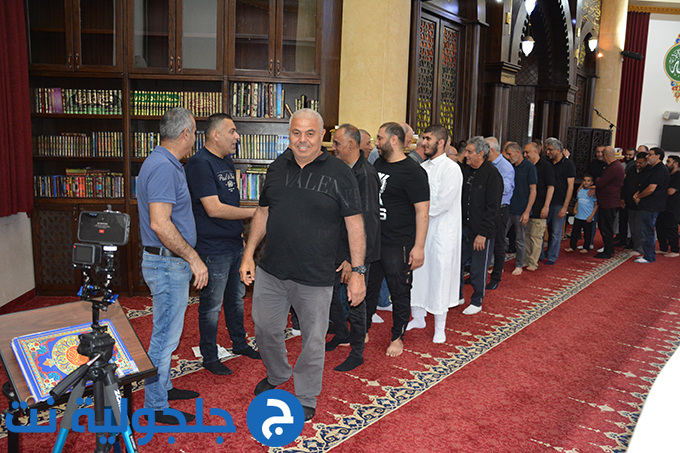حفل لتوديع حجاج بيت الله الحرام في جلجولية